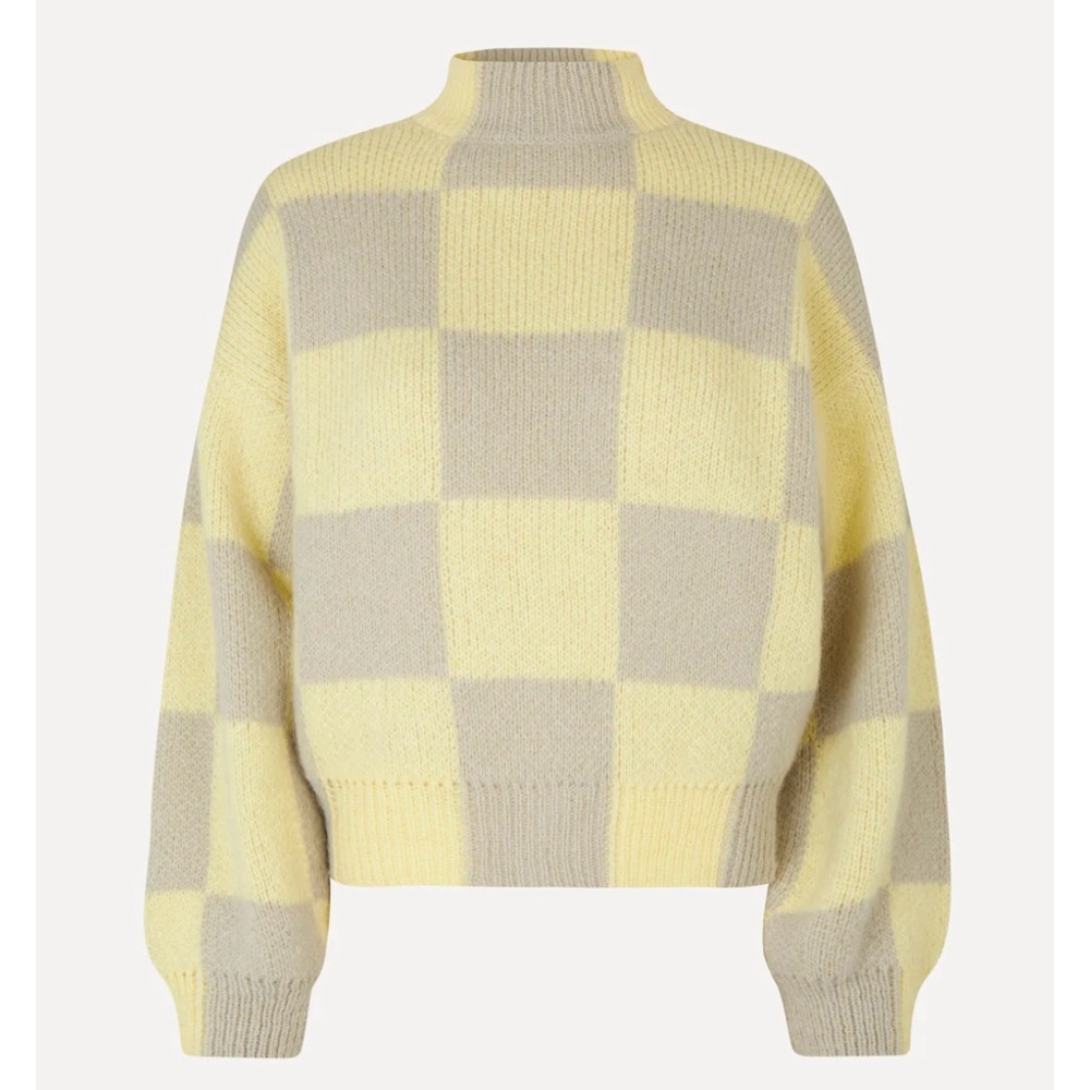 Stine Goya Adonis Yellow & Grey Sweater size Small